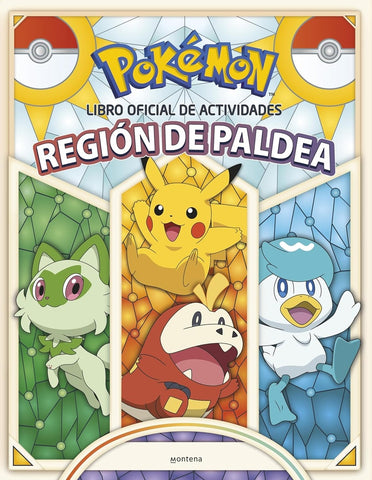 POKEMON LIBRO ACTIVIDADES REGION DE PALDEA..