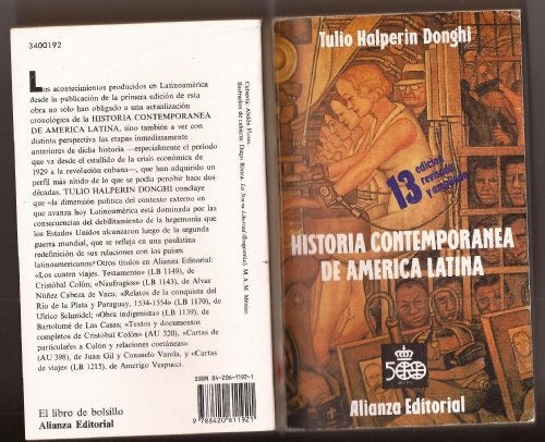 HISTORIA CONTEMPORANEA DE AMERICA LATINA.. | Donghi Tulio Halperin