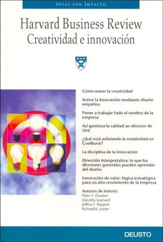 Creatividad E Innovacion (Spanish Edition) | HarvardBusiness Review
