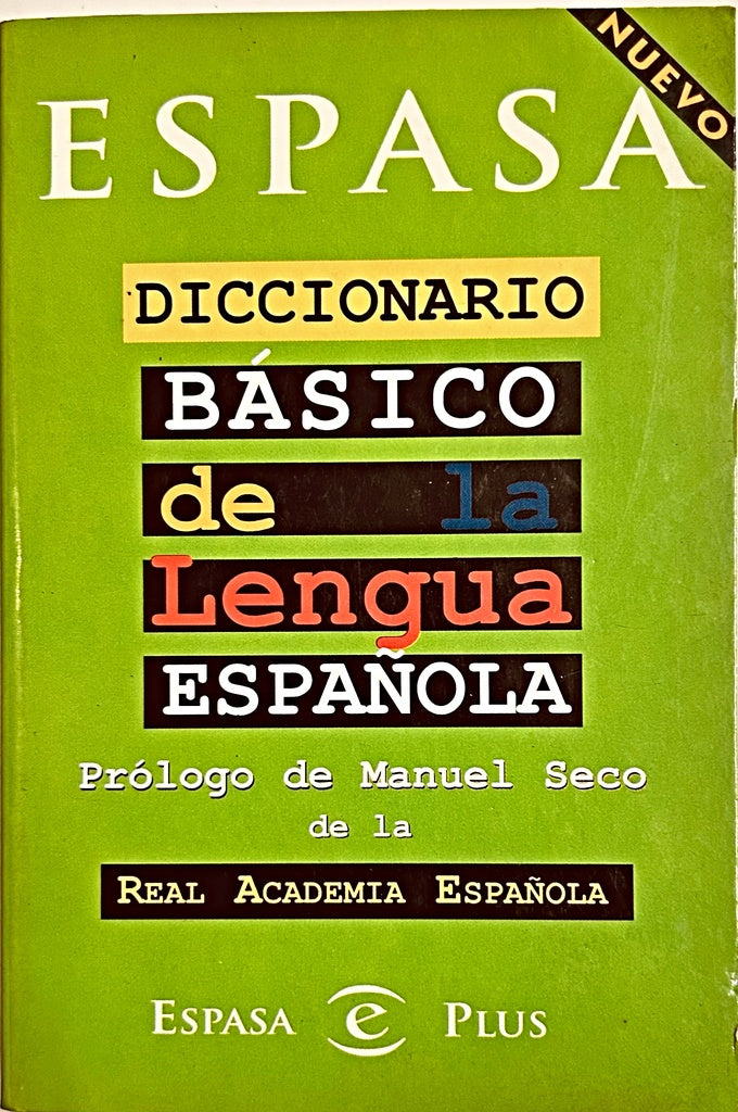 DICCIONARIO BÁSICO DE LA LENGUA ESPAÑOLA..