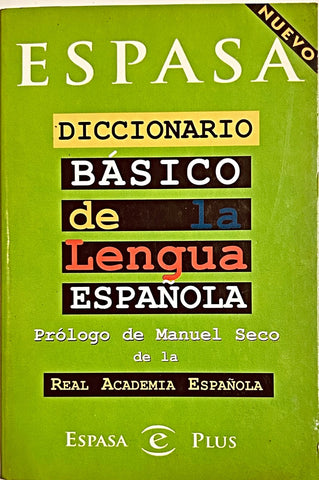 DICCIONARIO BÁSICO DE LA LENGUA ESPAÑOLA..