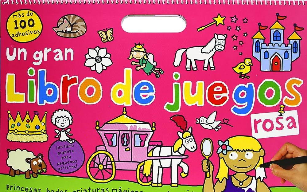 Un gran libro de juegos rosa | sin autor