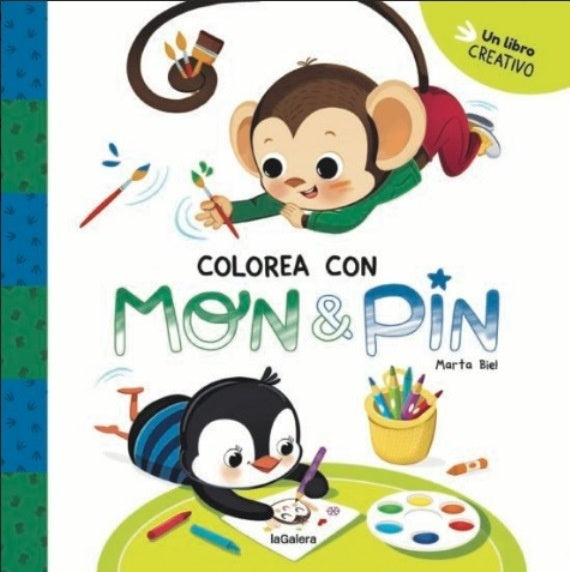 MON & PIN. ACTIVIDADES 1. COLOREA CON MON Y PIN.. | Marta  Biel