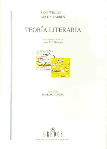 TEORIA LITERARIA | Wellek, Warren