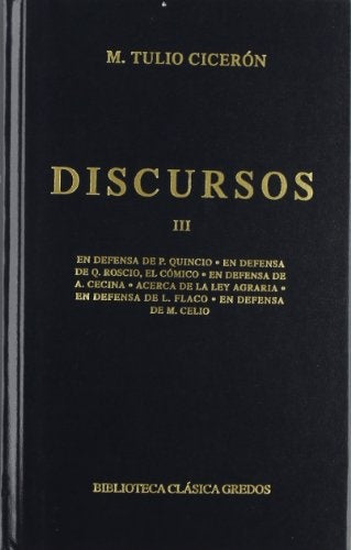 Discursos III | Marco Túlio Cícero