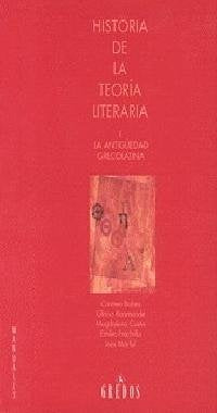 Historia de la Teoría Literaria | Bobes , Baamonde y otros