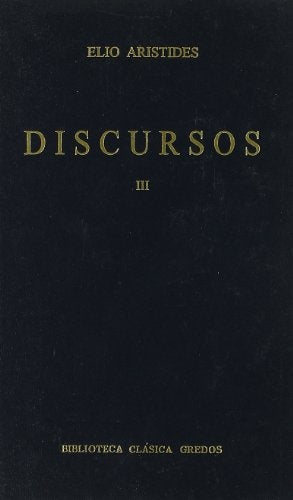 Discursos III | Elio Aristides