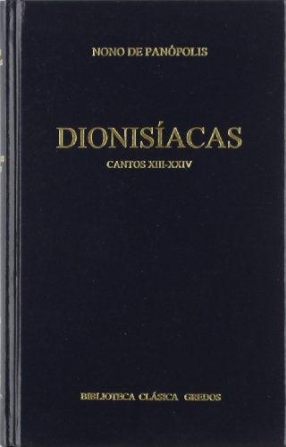 DIONISIACAS: CANTOS XIII-XXIV