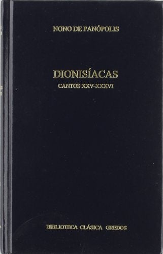 DIONISIACAS XXV-XXXVI N°319
