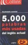 5.000 Palabras MÃ¡s Usadas Del InglÃ©s Actual | Unknown