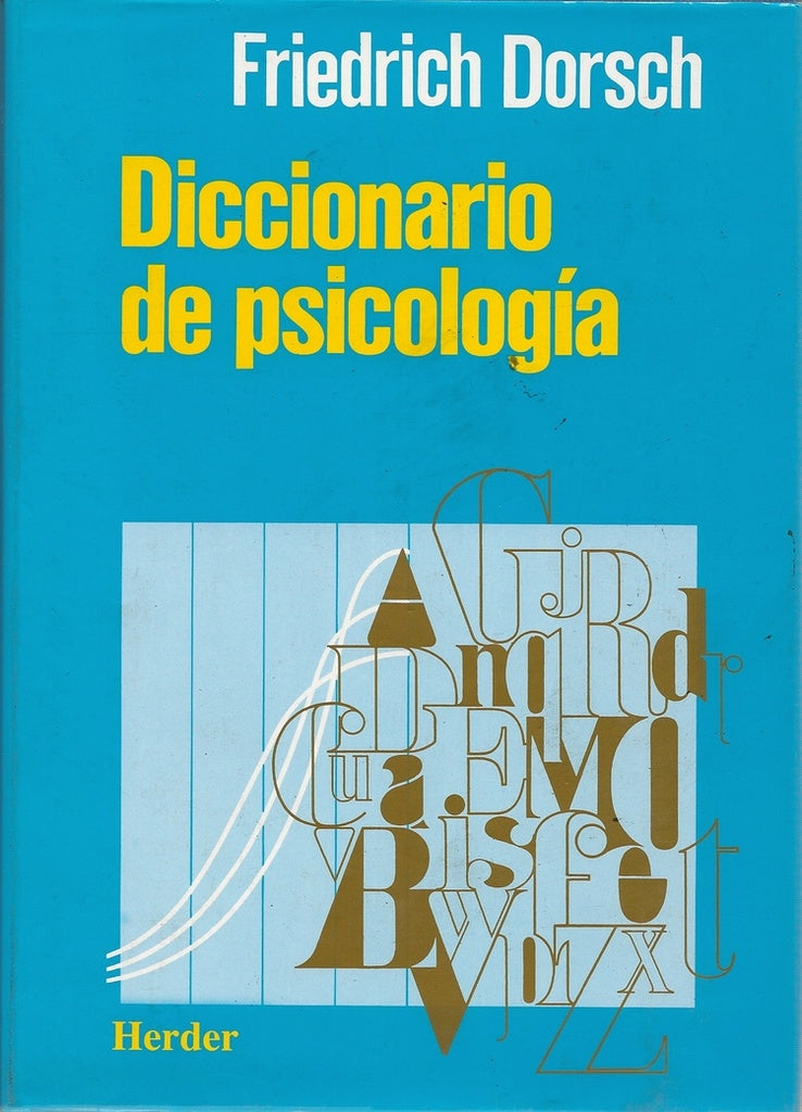 Diccionario de psicologia | Friedrich Dorsch