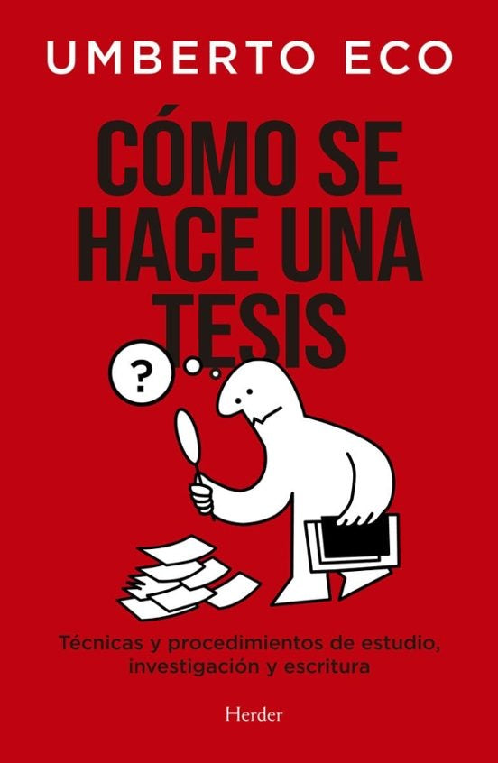 COMO SE HACE UNA TESIS | Umberto Eco