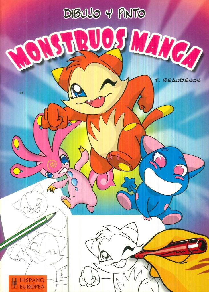 Dibujo y pinto monstruos manga
