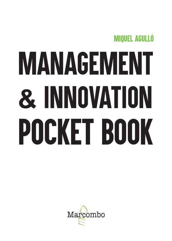 Management & Innovation Pocket-book | Miguel Agulló