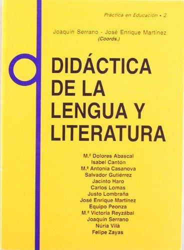 Didactica de la lengua y literatura | Joaquin Serrano
