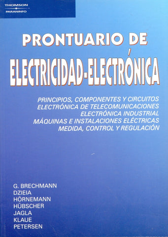 PRONTUARIO DE ELECTRICIDAD-ELECTRONICA.. | Brechmann, Dzieia