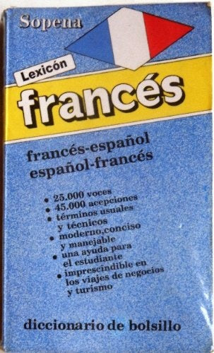 DICCIONARIO LEXICON FRANCES - ESPANOL / ESPANOL - FRANCES.. | Sopena