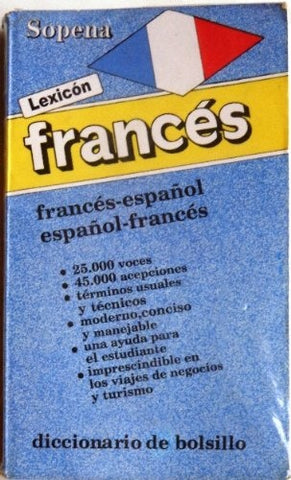 DICCIONARIO LEXICON FRANCES - ESPANOL / ESPANOL - FRANCES.. | Sopena