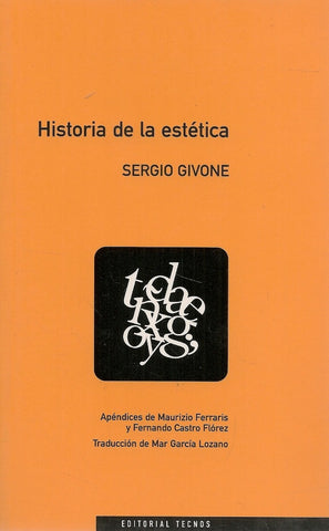 HISTORIA DE LA ESTETICA | SERGIO GIVONE