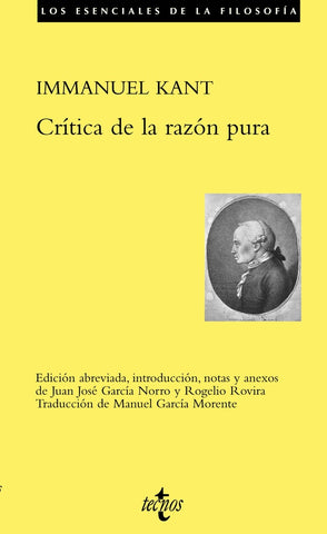 CRITICA DE LA RAZON PURA.. | Kant