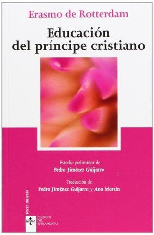 EDUCACION DEL PRINCIPE CRISTIANO | Erasmo  De Rotterdam