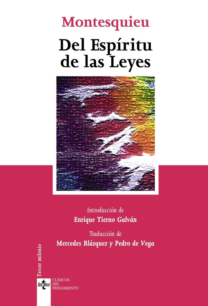 Del Espíritu de las leyes | Montesquieu