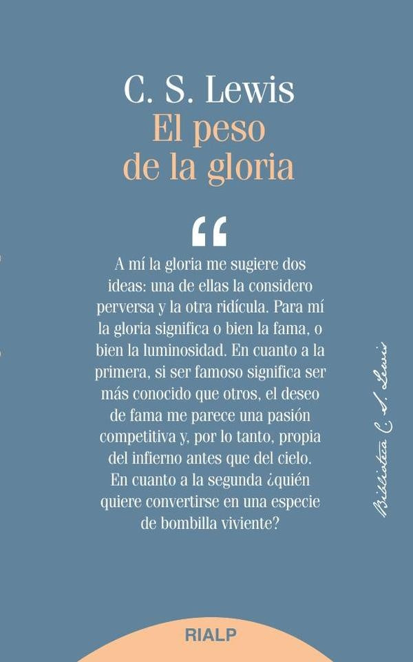 El peso de la gloria | Lewis C. S.