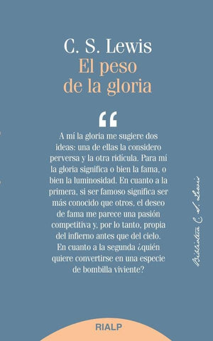 El peso de la gloria | Lewis C. S.