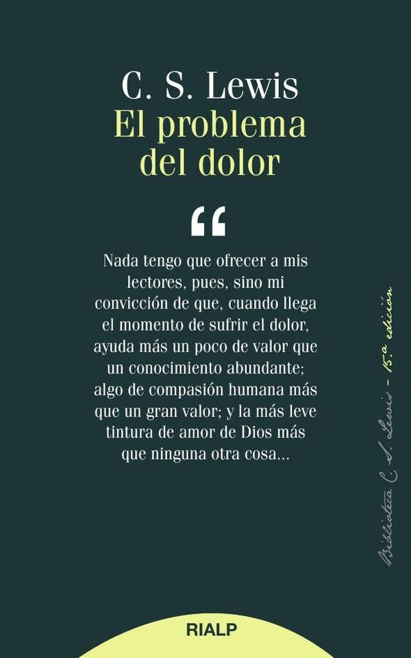 El problema del dolor | C. S. Lewis