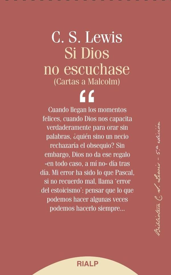 Si Dios no escuchase | C. S. Lewis
