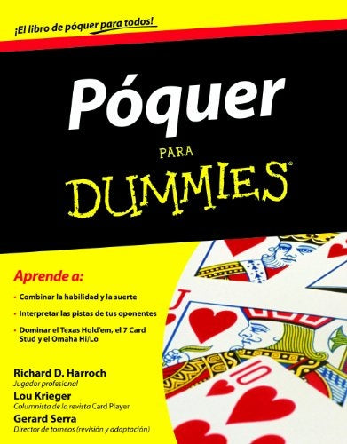 POQUER PARA DUMMIES | Harroch - Krieger