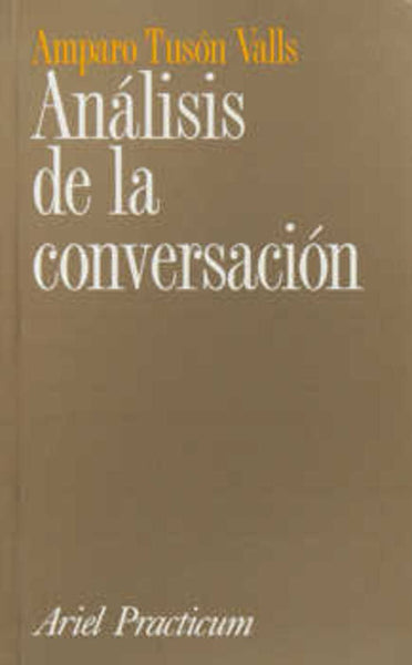 Análisis de la conversación | Amparo Tusón Valls