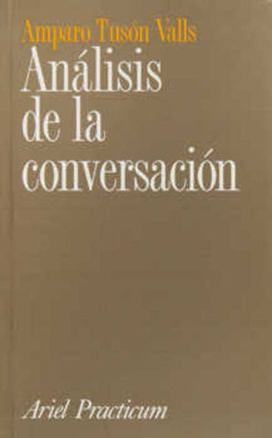 Análisis de la conversación | Amparo Tusón Valls