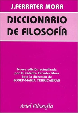 Diccionario de Filosofia - 4 Tomos | José Ferrater Mora