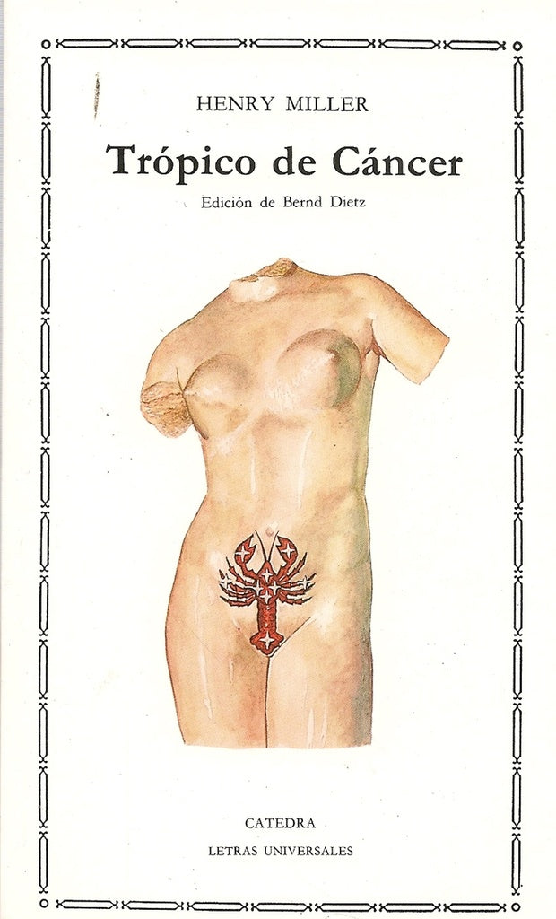 TROPICO DE CANCER.. | Henry Miller