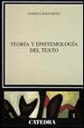 Teoría y epistemología del texto | Bernardez
