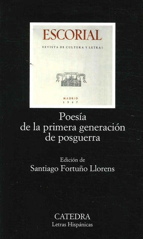 **Poesía de la primera generación de posguerra | Anónimo