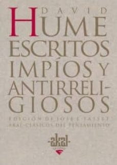 Escritos impíos y antirreligiosos | Hume, Tasset