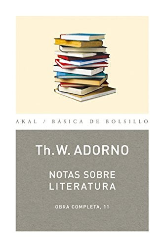 Notas sobre literatura | Adorno, Brotons Muñoz