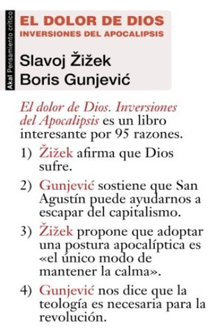 EL DOLOR DE DIOS* | Slavoj Zizek