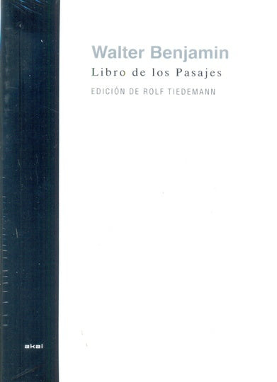 LIBRO DE LOS PASAJES  | Walter Benjamin
