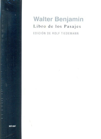 LIBRO DE LOS PASAJES  | Walter Benjamin