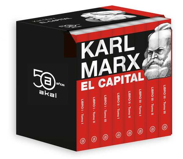 EL CAPITAL (ESTUCHE OBRA COMPLETA) (50 AÑOS AKAL).. | Karl Marx