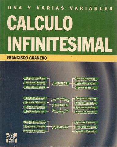 CALCULO INFINITESIMAL DE UNA Y VARIAS VARIABLES.. | Francisco Granero