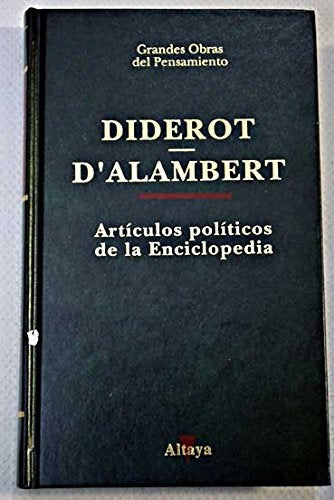 Artículos políticos de la enciclopedia | Diderot, D'Alembert