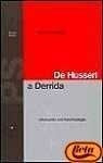 De Husserl a Derrida: introducción a la fenomenología | Waldenfels-Wegscheider