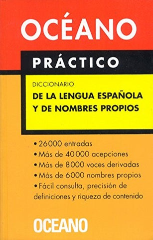 DICCIONARIO OCEANO PRACTICO DE LA LENGUA ESPAÑOLA..