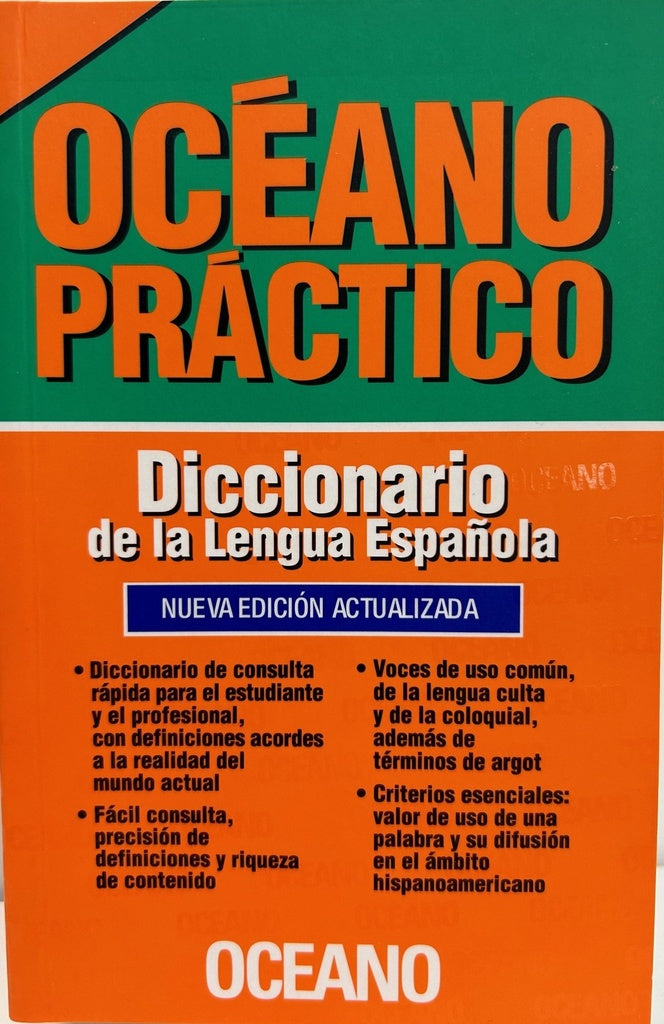 DICCIONARIO DE LA LENGUA ESPAÑOLA - OCEANO PRÁCTICO (CON DETALLES)..