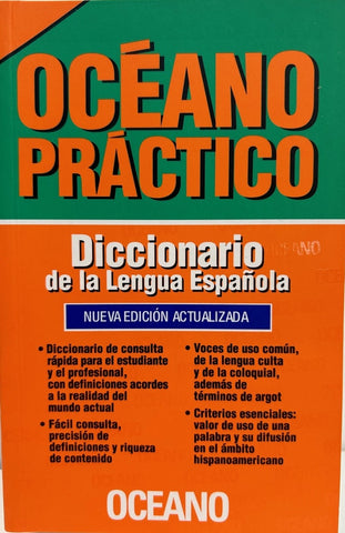 DICCIONARIO DE LA LENGUA ESPAÑOLA - OCEANO PRÁCTICO (CON DETALLES)..