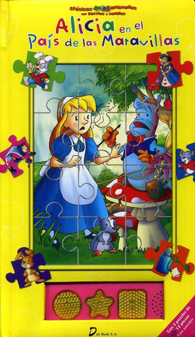 Alicia en el país de las maravillas (clásicos animados con puzzles y sonidos)